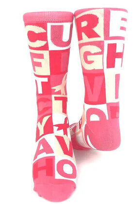 Breast Cancer Socks Pink Judges Choice