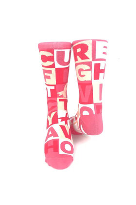 Breast Cancer Socks Pink Judges Choice