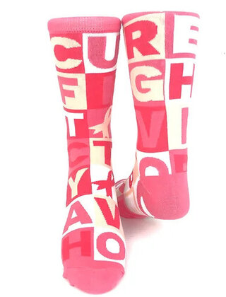 Breast Cancer Socks Pink Judges Choice