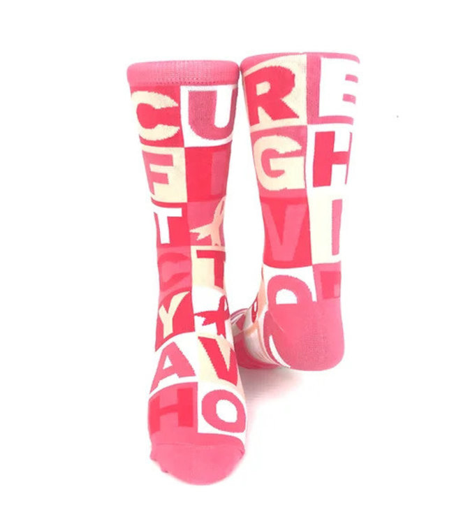 Breast Cancer Socks Pink Judges Choice