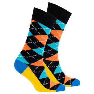 Socks N Socks Men's Argyle Crew Socks