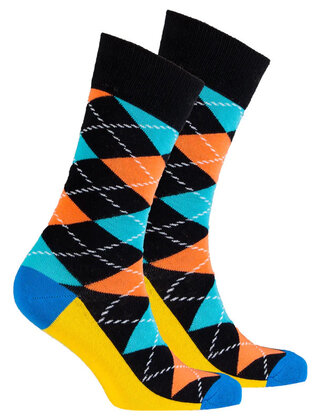 Socks N Socks Men's Argyle Crew Socks