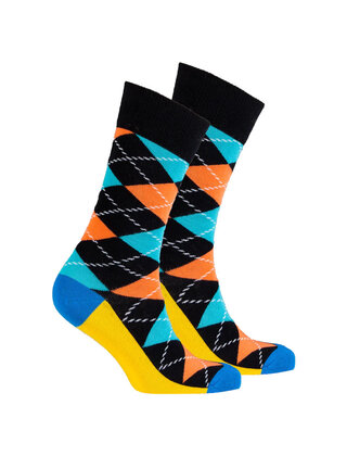 Socks N Socks Men's Argyle Crew Socks