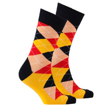 Socks N Socks Men's Argyle Crew Socks