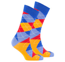 Socks N Socks Men's Argyle Crew Socks