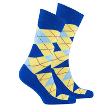 Socks N Socks Men's Argyle Crew Socks