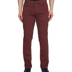 Lois Brad Slim Casual Pants - Bourgogne