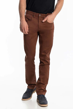 Lois Brad Slim Casual Pants - Paprika
