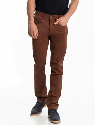 Lois Brad Slim Casual Pants - Paprika