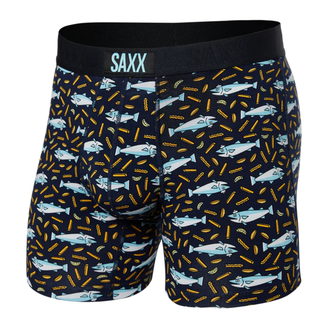 SAXX VIBE Boxer Brief - Fish & Chips SAXX VIBE Boxer Brief - Fish & Chips