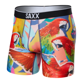 SAXX VOLT Mesh Boxer Brief - Parrot Isle