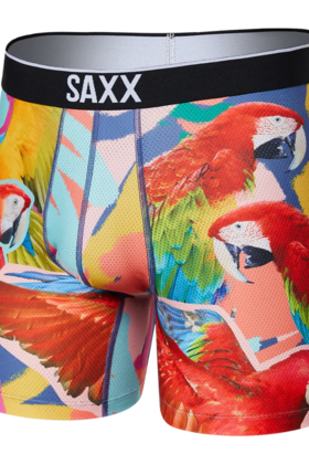 SAXX VOLT Mesh Boxer Brief - Parrot Isle