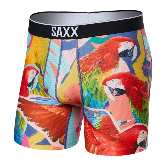 SAXX VOLT Mesh Boxer Brief - Parrot Isle SAXX VOLT Mesh Boxer Brief - Parrot Isle