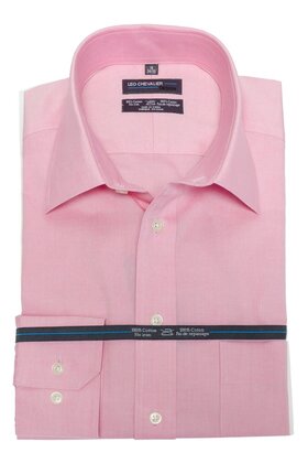 Leo Chevalier 100% Cotton Dress Shirt - Pink