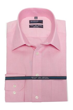 Leo Chevalier 100% Cotton Dress Shirt - Pink