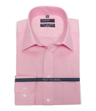 Leo Chevalier Leo Chevalier 100% Cotton Dress Shirt - Pink