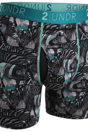 2UNDR SWING SHIFT Boxer Brief - Zebras