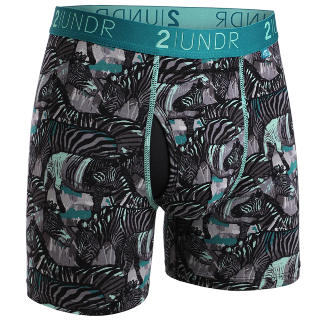2UNDR SWING SHIFT Boxer Brief - Zebras