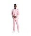 Tazzio Tazzio Sharkskin Suit - 3 Piece - Dusty Rose