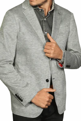 7 Downie St. Knit Sport Coat - Samson - Light Grey