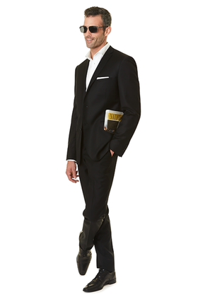 Paul Betenly Ronaldo Suit - Black