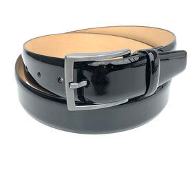7 DOWNIE ST. PATENT LEATHER BELT
