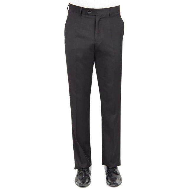 David Major Slim Fit Dress Pants - Black