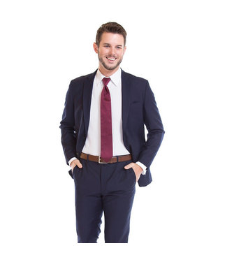 David Major David Major Slim Fit Suit Jacket - Navy