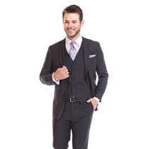 David Major Slim Fit Suit Jacket - Charcoal