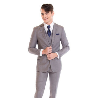 David Major Slim Fit Suit jacket - Light Grey