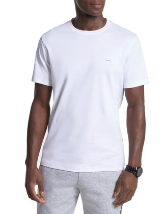Michael Kors Liquid Crew Neck Jersey - White
