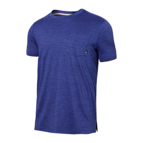 Saxx DROPTEMP Short Sleeve Crew - Sport Blue Heather