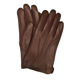 BROWN DICAPRI LEATHER GLOVES