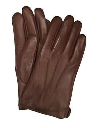 BROWN DICAPRI LEATHER GLOVES