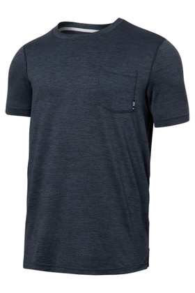 Saxx DROPTEMP Short Sleeve Crew - Turbulence Heather