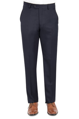 David Major Slim Fit Dress Pants - Navy