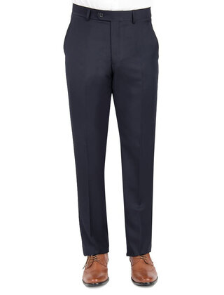 David Major Slim Fit Dress Pants - Navy