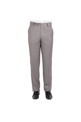 David Major Slim Fit Dress Pants - Light Grey