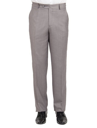 David Major Slim Fit Dress Pants - Light Grey