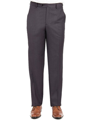 David Major Slim Fit Dress Pants - Charcoal