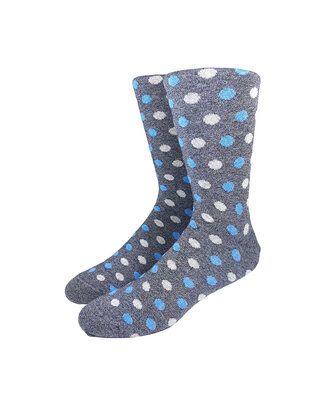 Collins Clothiers Polka Dot Socks - Charcoal