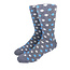 Collins Clothiers Polka Dot Socks - Charcoal