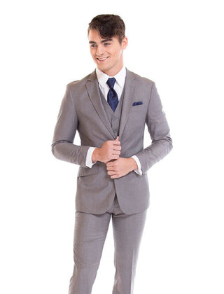 David Major Classic Fit Suit Jacket - Light Grey