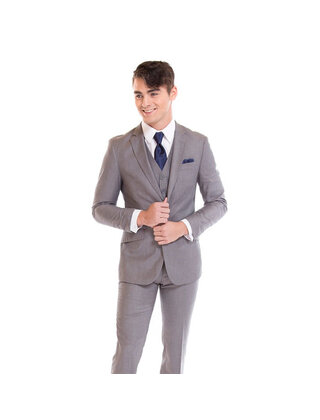 David Major Classic Fit Suit Jacket - Light Grey