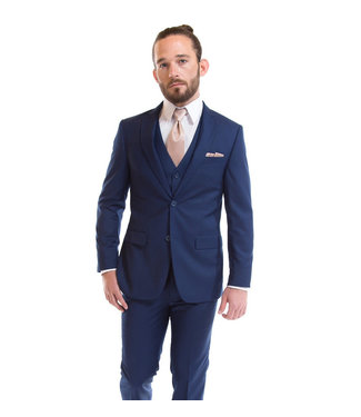 David Major David Major Classic Fit Suit Jacket - French Blue