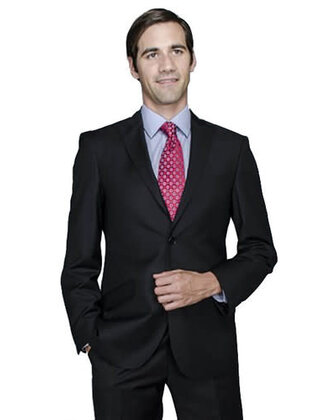 David Major Classic Fit Suit Jacket - Black