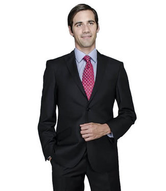 David Major David Major Classic Fit Suit Jacket - Black
