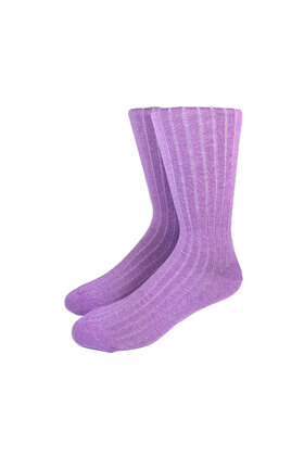 Collins Clothiers Socks - Purple Heather