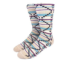 Collins Clothiers Aztec Socks - Taupe