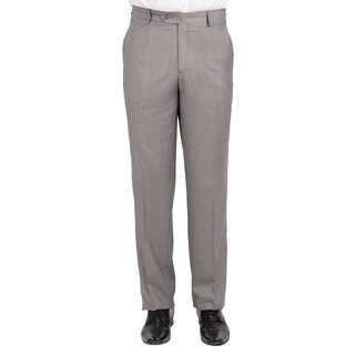 David Major Classic Fit Dress Pants - Light Grey